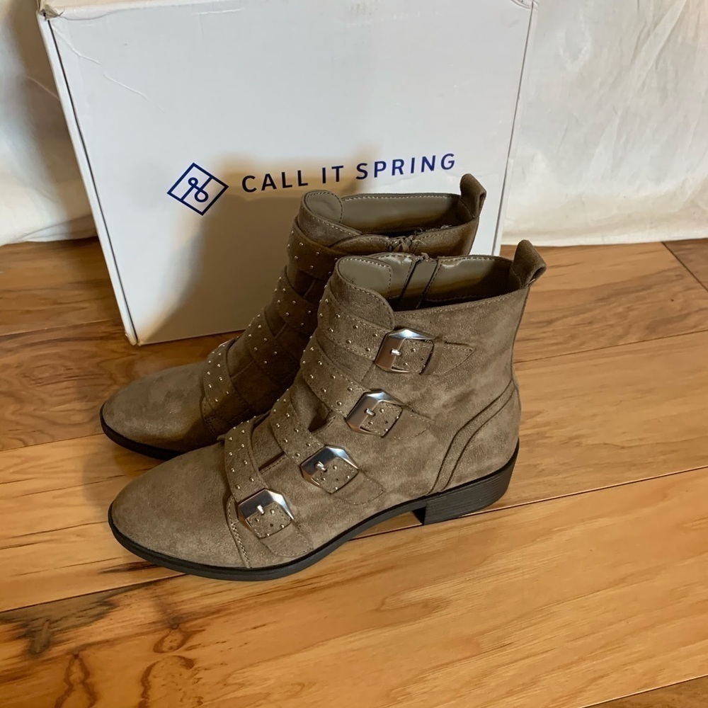 Call it Spring Thaolith vegan strappy boots 7 - Picture 3 of 6